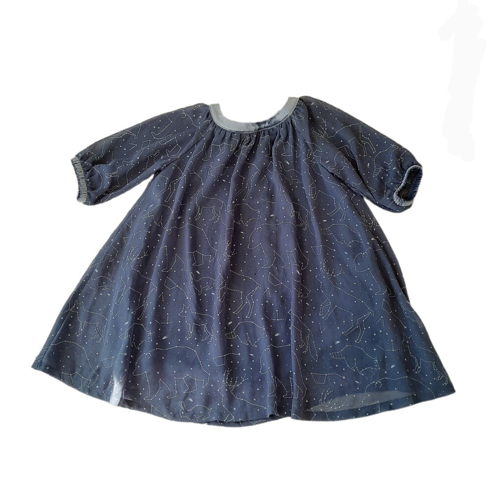 Genuine Kids OshKosh B'Gosh Girls Sheer Constellation Dress 4T